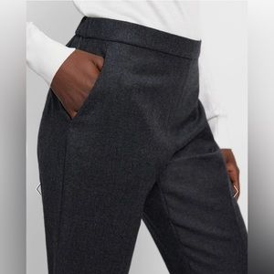 Theory Treeca Pull-On Pant in Sleek Flannel